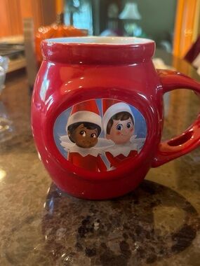 adidas Red Ceramic Elf Accent Mug